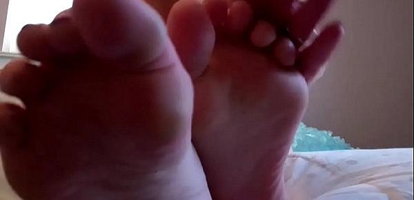  Look at my perfect feet but dont touch